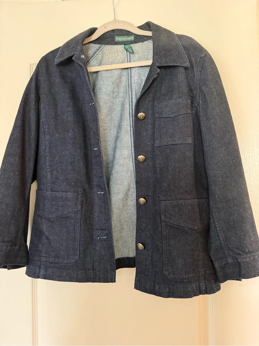 Ralph Lauren Dark Navy Denim Shirt Jacket - Picture 1 of 5